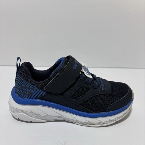Skechers Little Kids’ Boundless Navy Sneakers, Boys’ Size 11.5 M - Picture 1 of 7